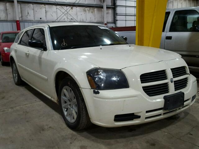 2D4FV47T46H149957 - 2006 DODGE MAGNUM SE WHITE photo 1