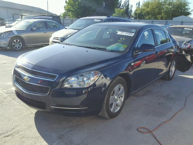 1G1ZF57528F288254 - 2008 CHEVROLET MALIBU HYB ლურჯი ფოტო 2