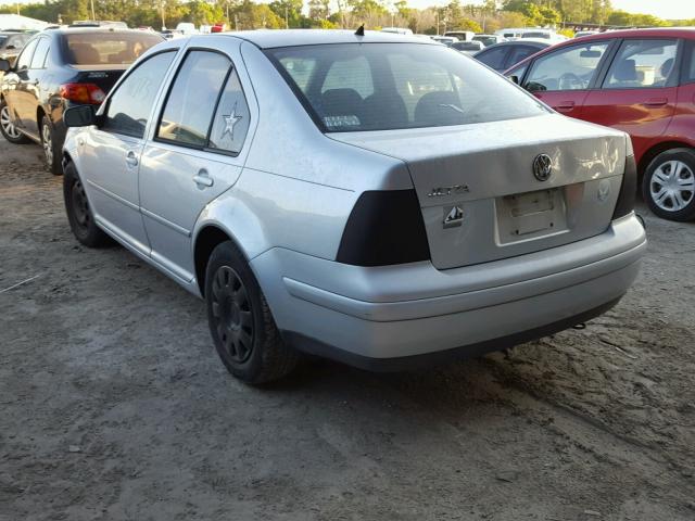 3VWRK69M93M099507 - 2003 VOLKSWAGEN JETTA GL SILVER photo 3