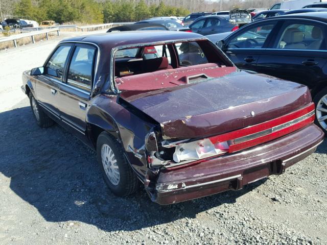 1G4AG55M3T6435343 - 1996 BUICK CENTURY SP BURGUNDY photo 3