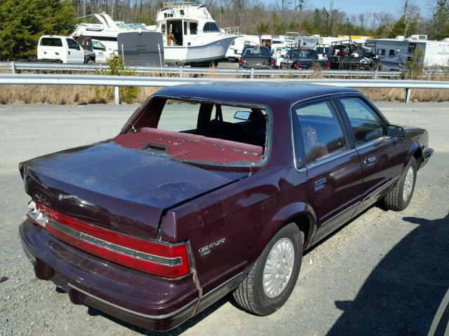 1G4AG55M3T6435343 - 1996 BUICK CENTURY SP BURGUNDY photo 4