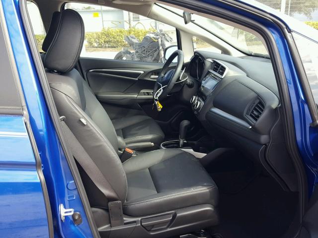 JHMGK5H8XHS011487 - 2017 HONDA FIT EX BLUE photo 5