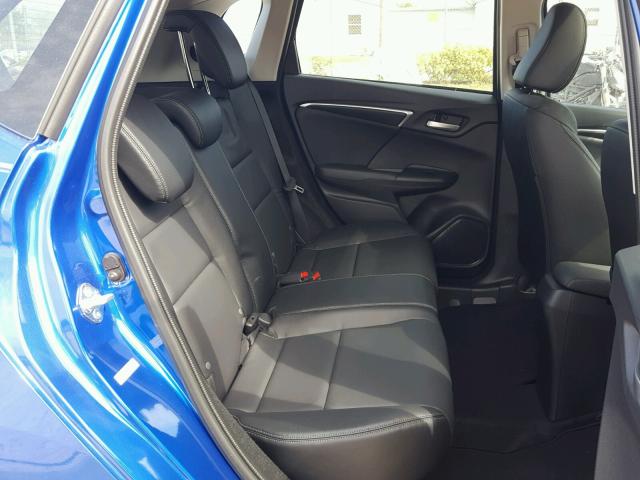 JHMGK5H8XHS011487 - 2017 HONDA FIT EX BLUE photo 6