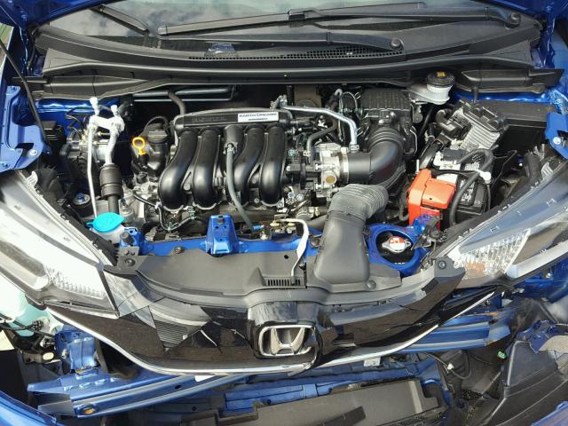 JHMGK5H8XHS011487 - 2017 HONDA FIT EX BLUE photo 7