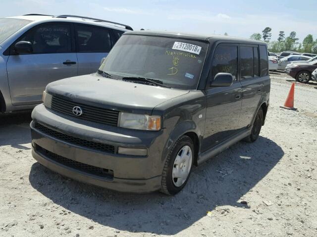 JTLKT324140166264 - 2004 TOYOTA SCION XB GREEN photo 2