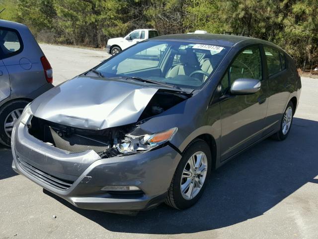 JHMZE2H71AS007498 - 2010 HONDA INSIGHT EX GRAY photo 2