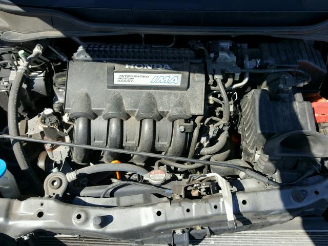 JHMZE2H71AS007498 - 2010 HONDA INSIGHT EX GRAY photo 7