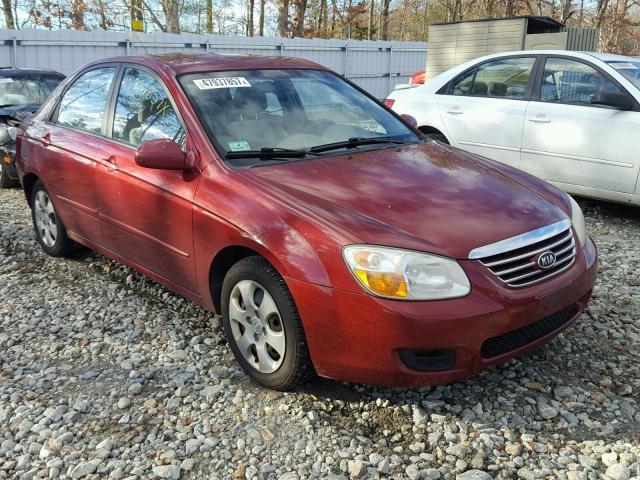 KNAFE122475432181 - 2007 KIA SPECTRA EX RED photo 1