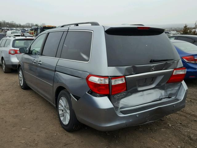 5FNRL388X6B080511 - 2006 HONDA ODYSSEY TO GRAY photo 3