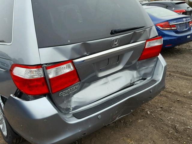 5FNRL388X6B080511 - 2006 HONDA ODYSSEY TO GRAY photo 9