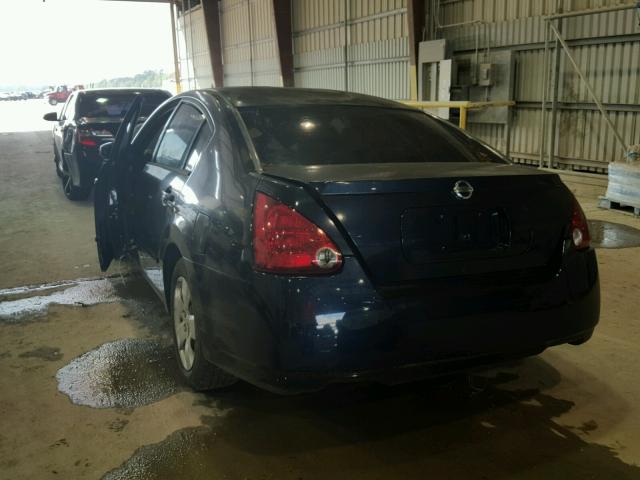 1N4BA41E86C862547 - 2006 NISSAN MAXIMA SE BLUE photo 3