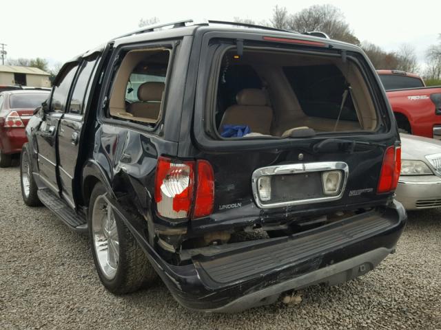 5LMFU28R41LJ24522 - 2001 LINCOLN NAVIGATOR BLACK photo 3
