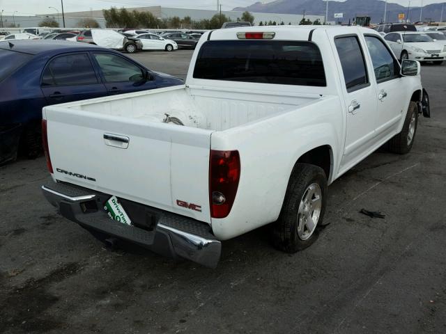 1GTCS139198136160 - 2009 GMC CANYON WHITE photo 4