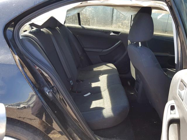 3VW1K7AJ4EM369315 - 2014 VOLKSWAGEN JETTA BASE შავი ფოტო 6