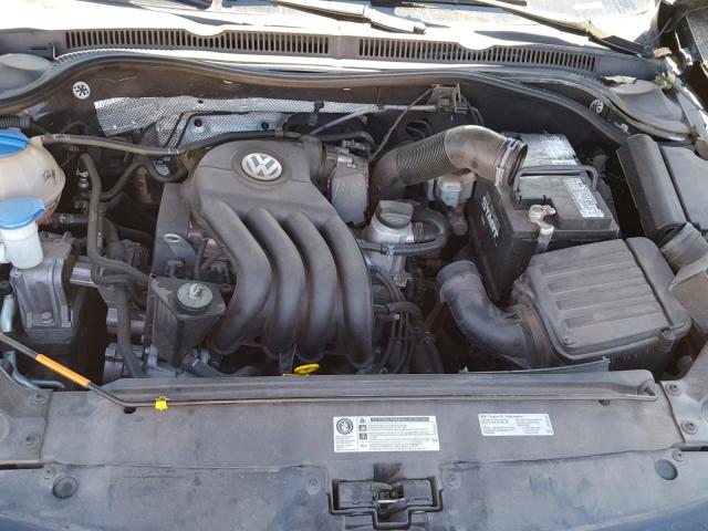 3VW1K7AJ4EM369315 - 2014 VOLKSWAGEN JETTA BASE შავი ფოტო 7