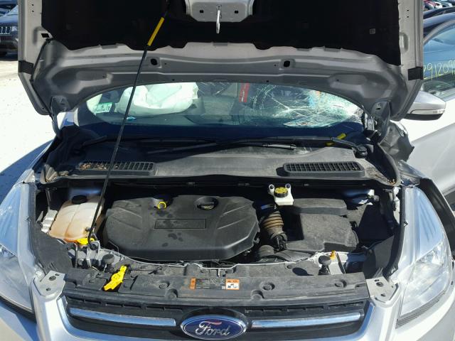 1FMCU0J9XEUC40795 - 2014 FORD ESCAPE TIT SILVER photo 7