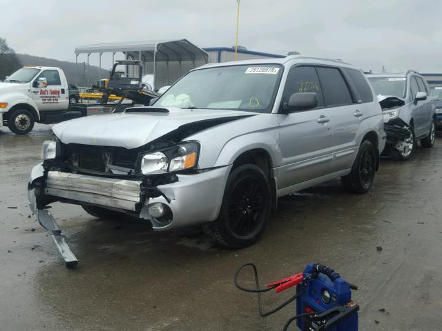 JF1SG69694H723647 - 2004 SUBARU FORESTER 2 GRAY photo 2