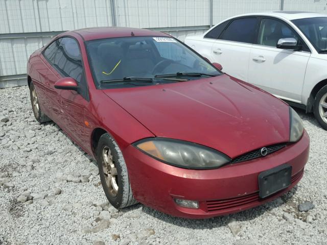 1ZWHT61L125619775 - 2002 MERCURY COUGAR V6 RED photo 1