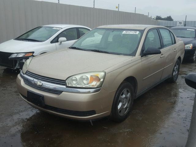 1G1ZT52805F307566 - 2005 CHEVROLET MALIBU LS TAN photo 2