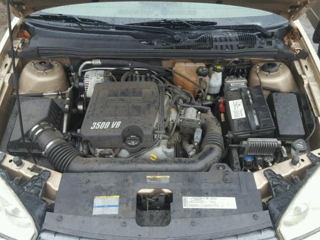 1G1ZT52805F307566 - 2005 CHEVROLET MALIBU LS TAN photo 7