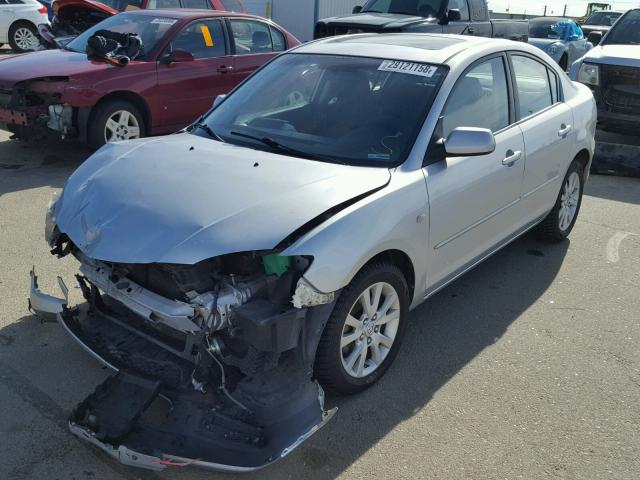 JM1BK12G571765745 - 2007 MAZDA 3 I SILVER photo 2