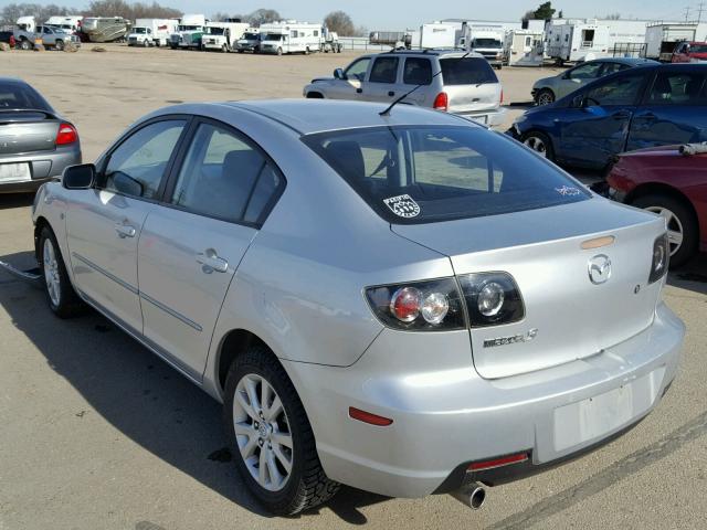 JM1BK12G571765745 - 2007 MAZDA 3 I SILVER photo 3