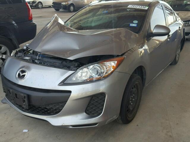 JM1BL1U71D1847414 - 2013 MAZDA 3 I SILVER photo 2