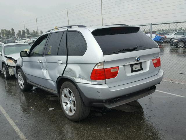 WBAFB33501LH16684 - 2001 BMW X5 4.4I SILVER photo 3