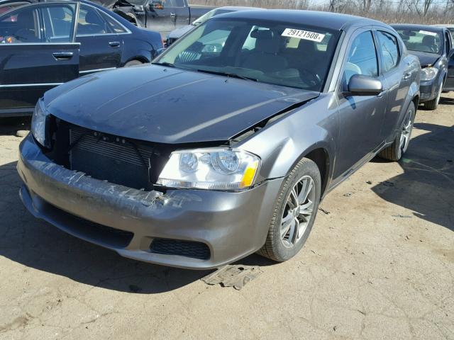 1C3CDZCB5CN137014 - 2012 DODGE AVENGER SX BLUE photo 2