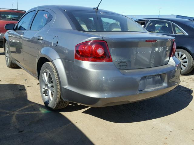 1C3CDZCB5CN137014 - 2012 DODGE AVENGER SX BLUE photo 3