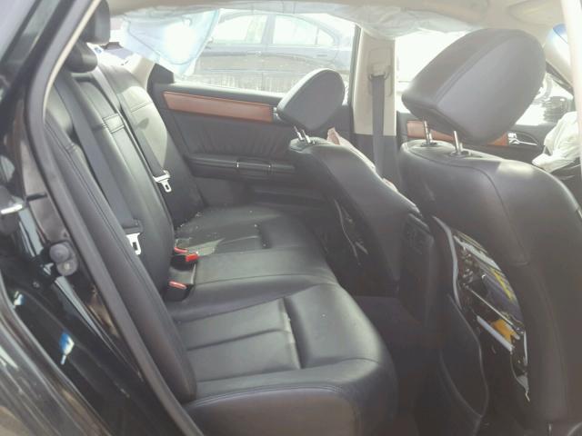 JNKAY01F27M457300 - 2007 INFINITI M35 BASE BLACK photo 6