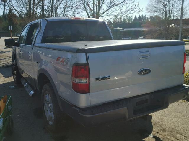 1FTPW14V08FA70812 - 2008 FORD F150 SUPER SILVER photo 3