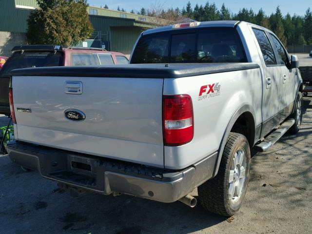 1FTPW14V08FA70812 - 2008 FORD F150 SUPER SILVER photo 4