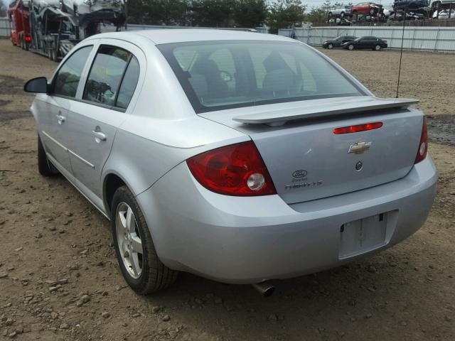 1G1AL52F557596403 - 2005 CHEVROLET COBALT LS SILVER photo 3