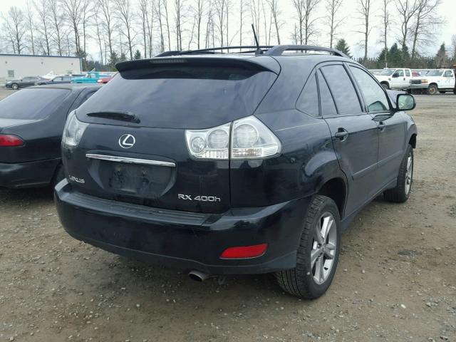 JTJHW31U660036107 - 2006 LEXUS RX 400 BLACK photo 4