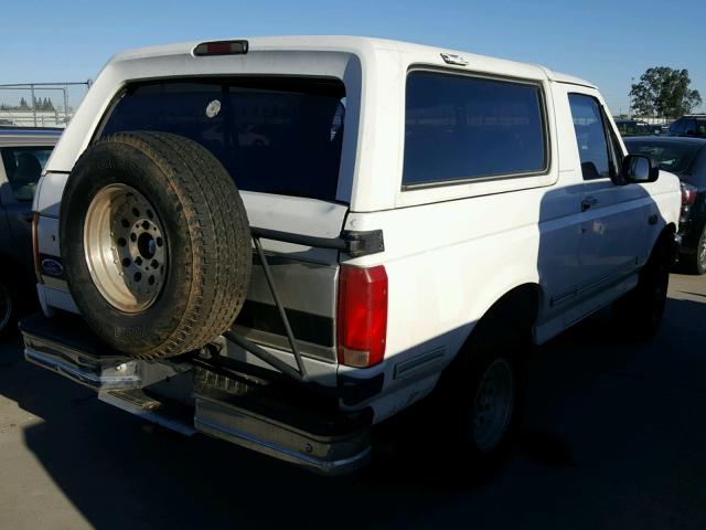 1FMEU15H7PLA20801 - 1993 FORD BRONCO U10 WHITE photo 4