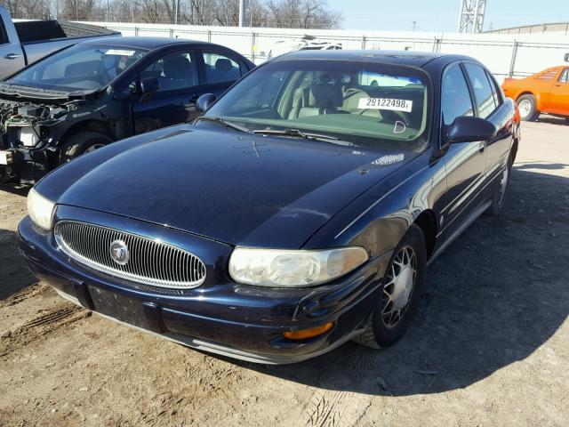 1G4HR54K92U139374 - 2002 BUICK LESABRE LI BLUE photo 2