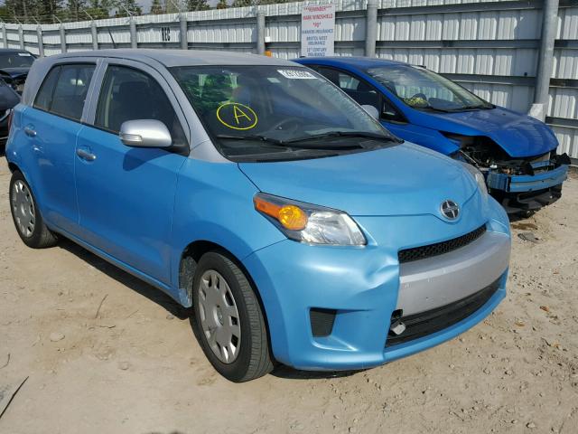 JTKKUPB47E1043587 - 2014 TOYOTA SCION XD BLUE photo 1