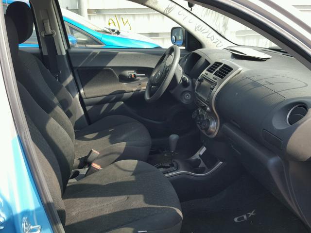 JTKKUPB47E1043587 - 2014 TOYOTA SCION XD BLUE photo 5