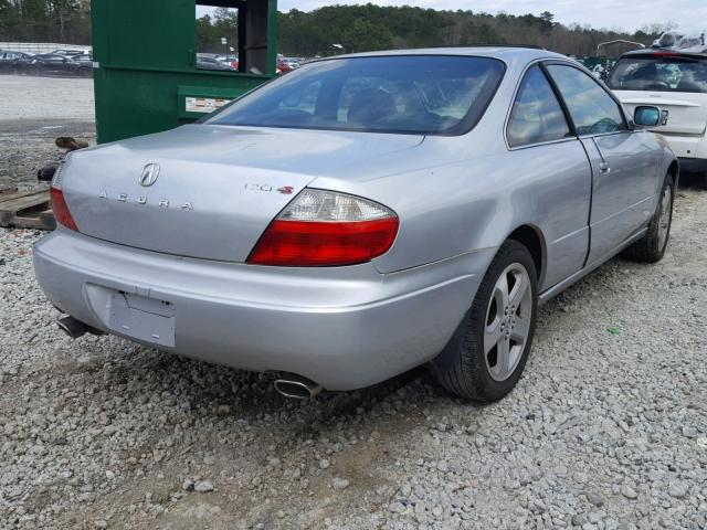 19UYA42673A008430 - 2003 ACURA 3.2CL TYPE SILVER photo 4