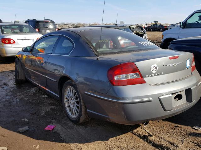 4C3AG52H54E115950 - 2004 CHRYSLER SEBRING LI GRAY photo 3