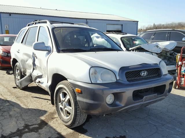 KM8SC13E04U599733 - 2004 HYUNDAI SANTA FE G SILVER photo 1