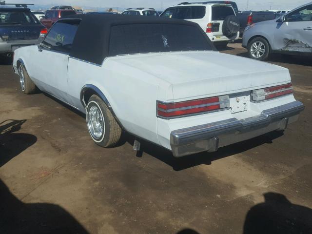 1G4AM4746DR413336 - 1983 BUICK REGAL LIMI GRAY photo 3