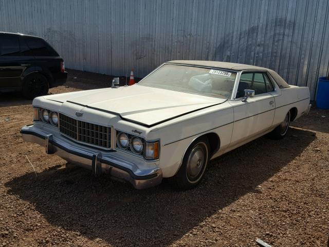 4Z56S558637 - 1974 MERCURY MONTEREY BEIGE photo 2