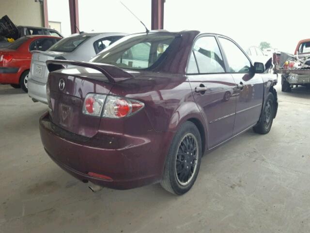 1YVFP80C365M29685 - 2006 MAZDA 6 I BURGUNDY photo 4