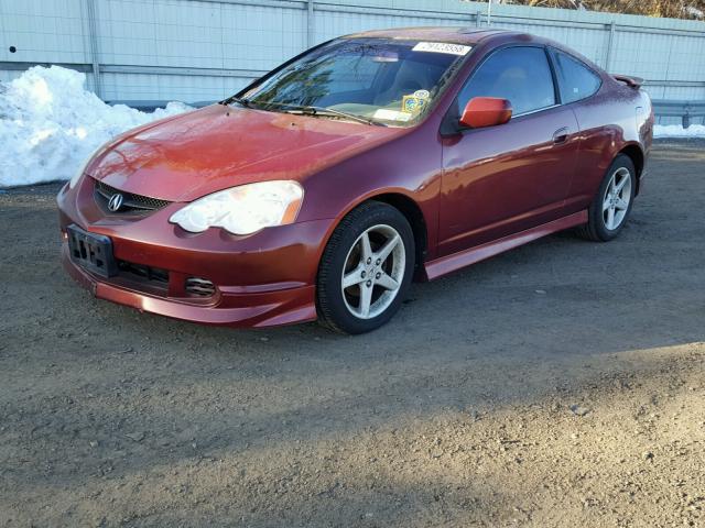 JH4DC54873C020446 - 2003 ACURA RSX BURGUNDY photo 2