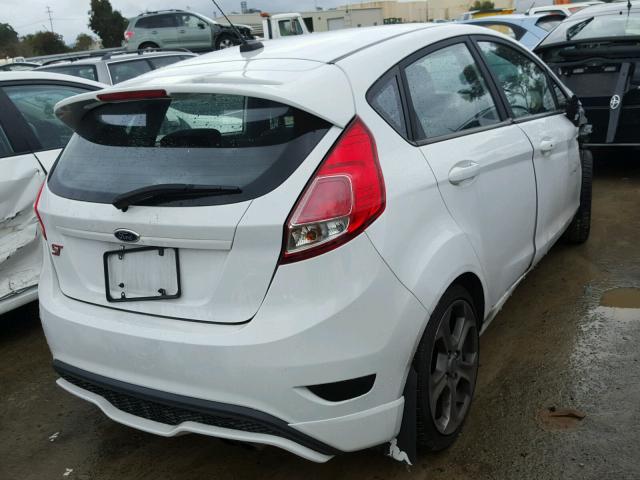 3FADP4GX4FM159140 - 2015 FORD FIESTA ST WHITE photo 4