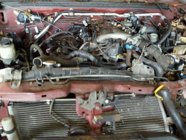 1N6ED27T84C478335 - 2004 NISSAN FRONTIER C RED photo 7