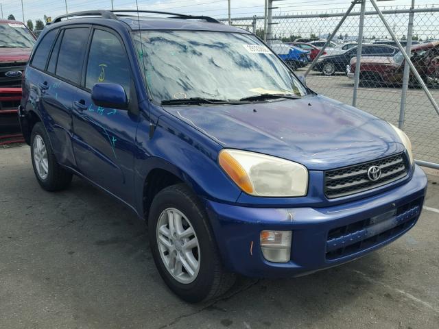 JTEGH20VX30087923 - 2003 TOYOTA RAV4 BLUE photo 1