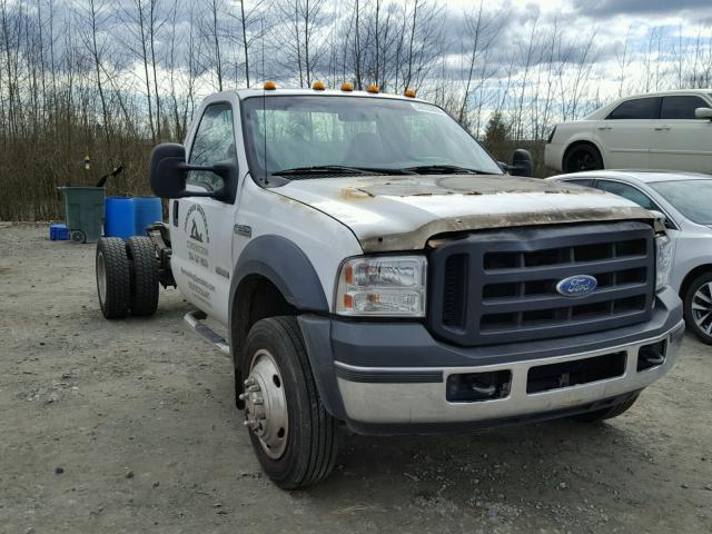 1FDAF56P66ED43438 - 2006 FORD F550 SUPER WHITE photo 1